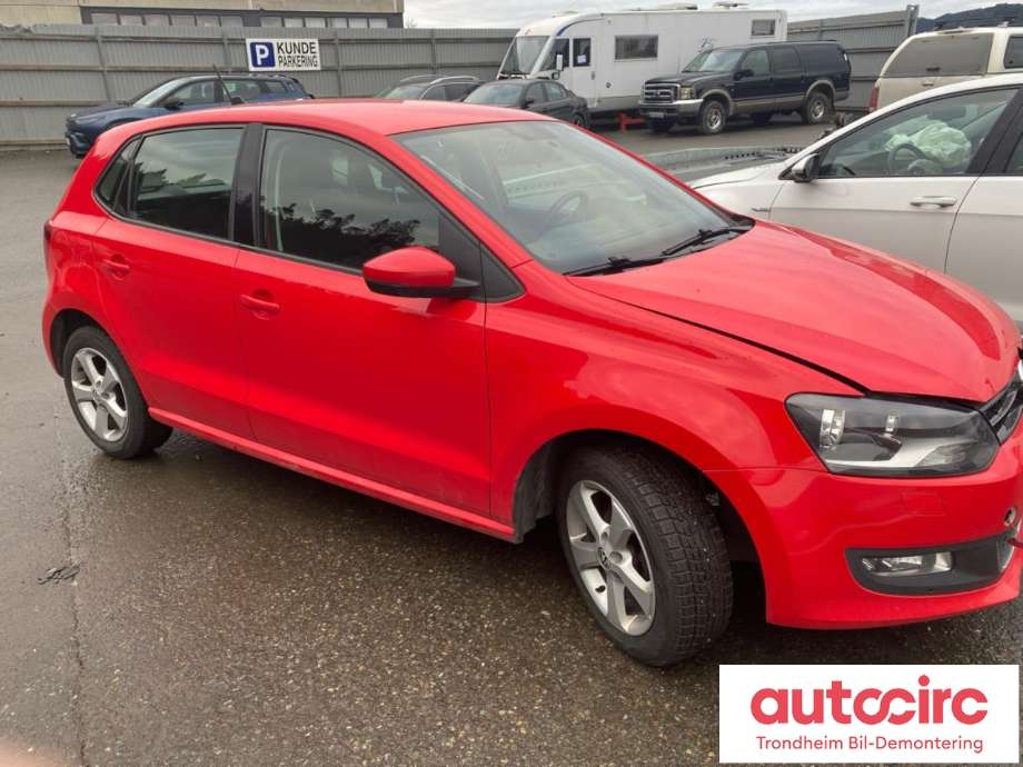 VW Polo 2009-2014 (Type V, Fase 1) , Motorkode: CBZ, Girkassekode: MFX