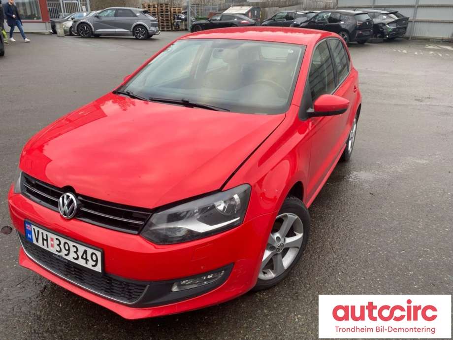 VW Polo 2009-2014 (Type V, Fase 1) , Motorkode: CBZ, Girkassekode: MFX