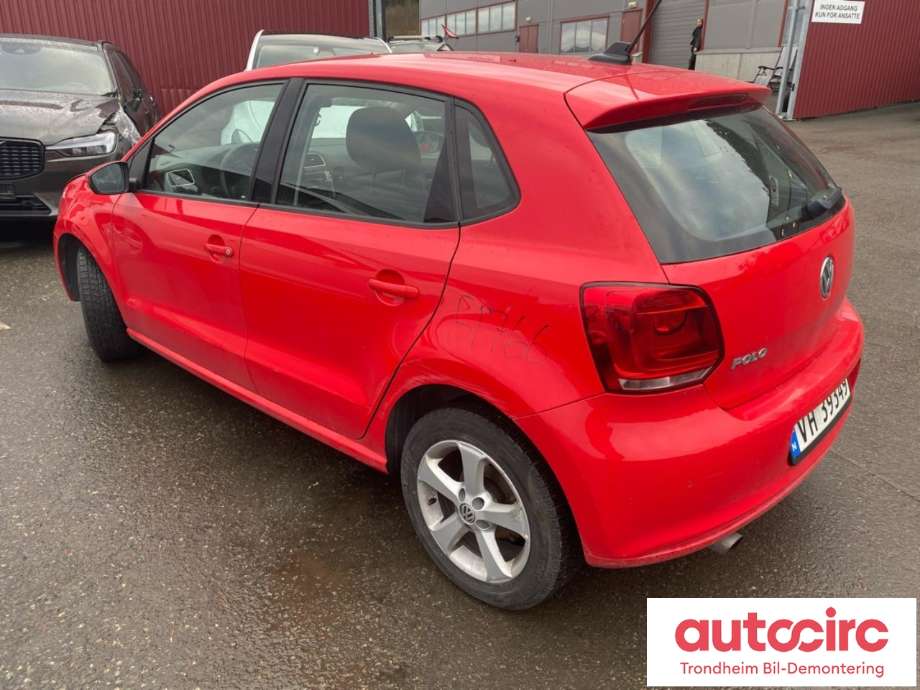 VW Polo 2009-2014 (Type V, Fase 1) , Motorkode: CBZ, Girkassekode: MFX