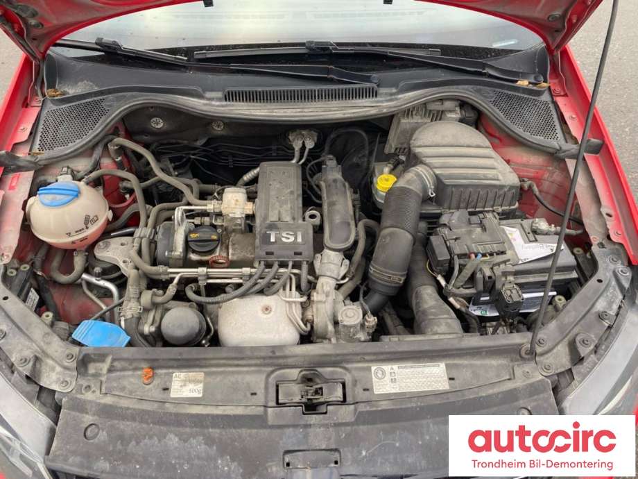 VW Polo 2009-2014 (Type V, Fase 1) , Motorkode: CBZ, Girkassekode: MFX