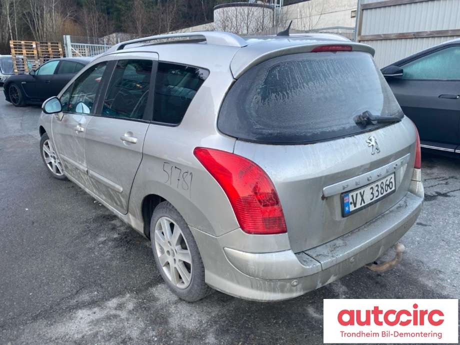 Peugeot 308 2007-2011 (Type I, Fase 1) , Motorkode: 9HZ, Girkassekode: 2231 92