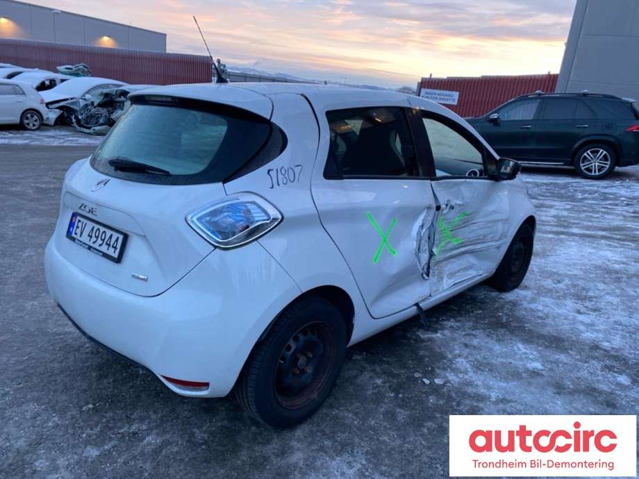 Renault Zoe 2013-2019 (Fase 1) , Motorkode: 5AQ, Girkassekode: RA0