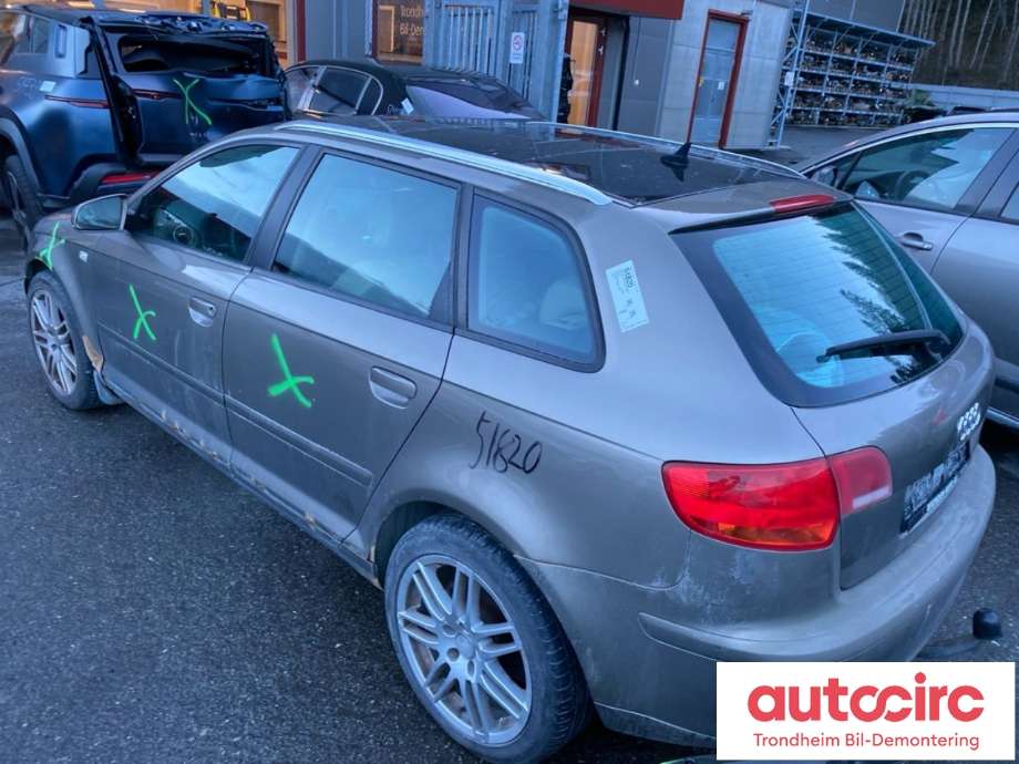 Audi A3 2003-2008 (Type II, Fase 1) , Motorkode: BKD, Girkassekode: