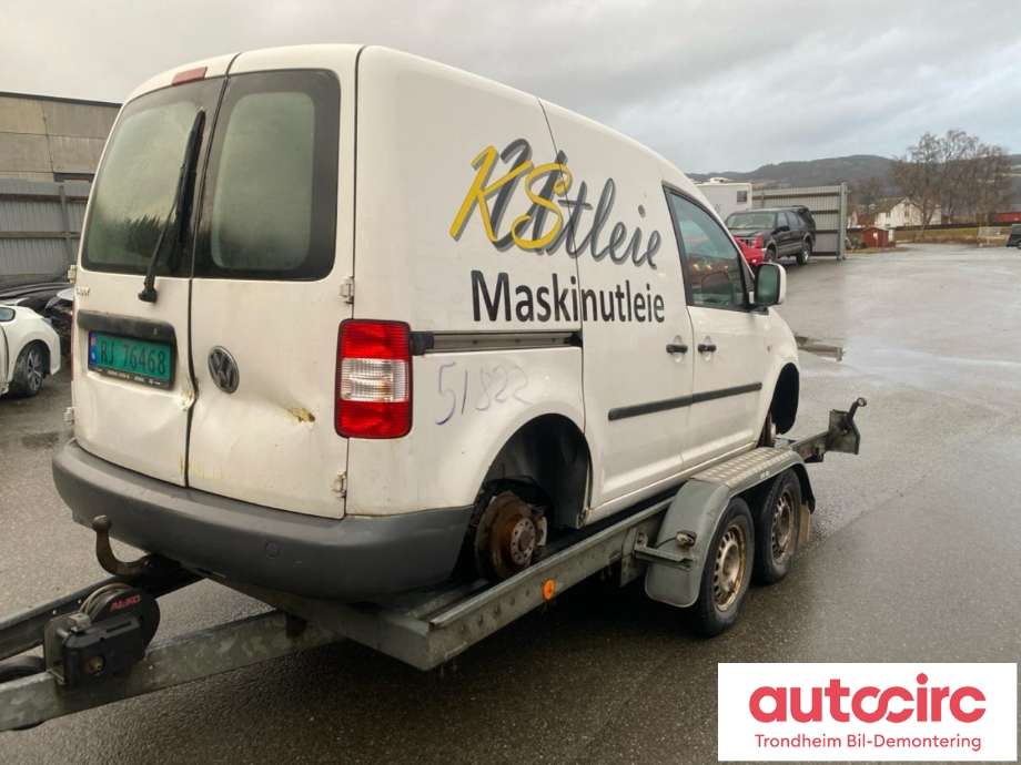 VW Caddy 2004-2010 (Type III, Fase 1) , Motorkode: BST, Girkassekode: JJS