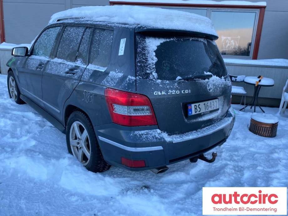 Mercedes GLK 2008-2015 (X204) (X204), Motorkode: 651912, Girkassekode: D722965