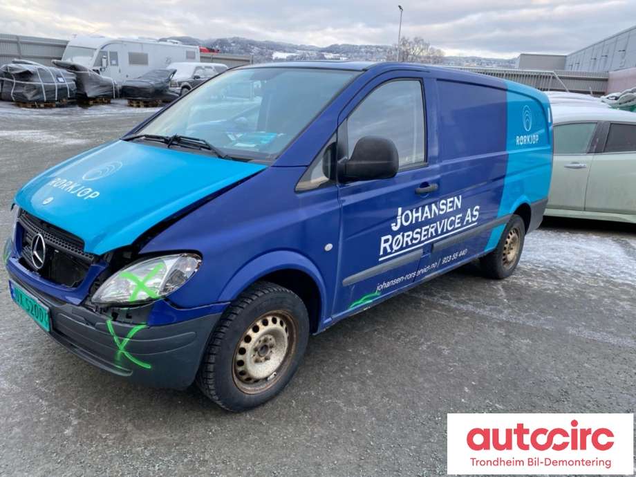 Mercedes Vito/Viano 2004-2010 (Fase 1) (W639) (W639), Motorkode: 646.982, Girkassekode: D716652
