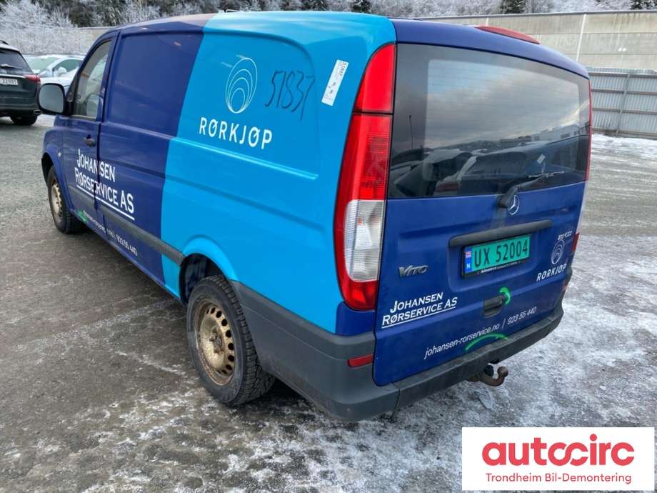 Mercedes Vito/Viano 2004-2010 (Fase 1) (W639) (W639), Motorkode: 646.982, Girkassekode: D716652