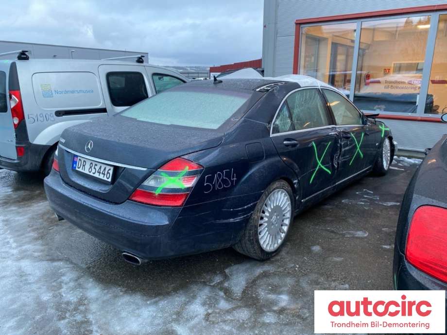 Mercedes S-Klasse 2005-2013 (W221) (W221), Motorkode: 275953, Girkassekode: 722649