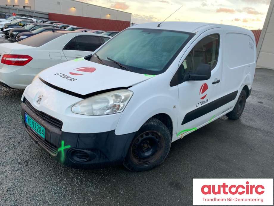 Peugeot Partner 2008-2015 (Type II, Fase 1) , Motorkode: 9H06, Girkassekode: 1608935280