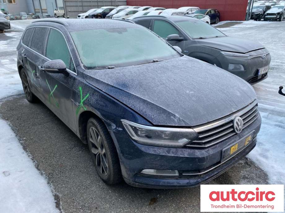 VW Passat 2015-2019 (Fase 1) (B8) (B8), Motorkode: DCXA, Girkassekode: RRH