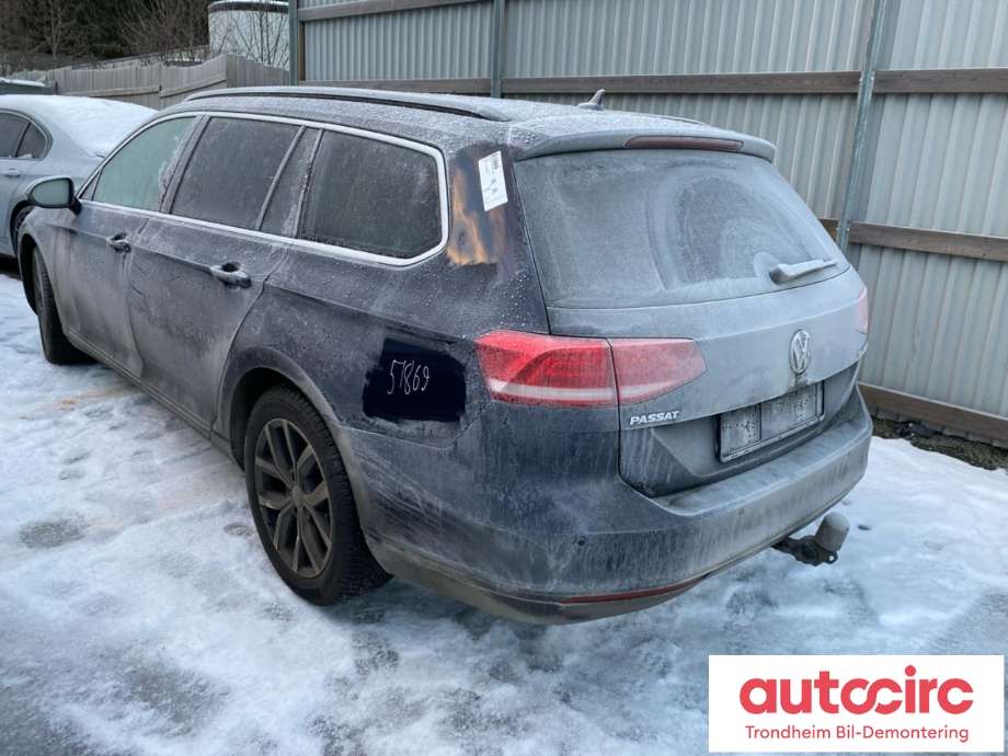 VW Passat 2015-2019 (Fase 1) (B8) (B8), Motorkode: DCXA, Girkassekode: RRH