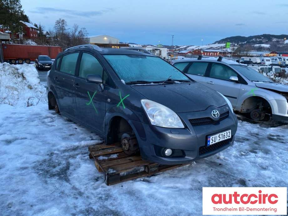 Toyota Verso 2004-2009 (Type II) , Motorkode: 2AD-FTV, Girkassekode: 3030064030