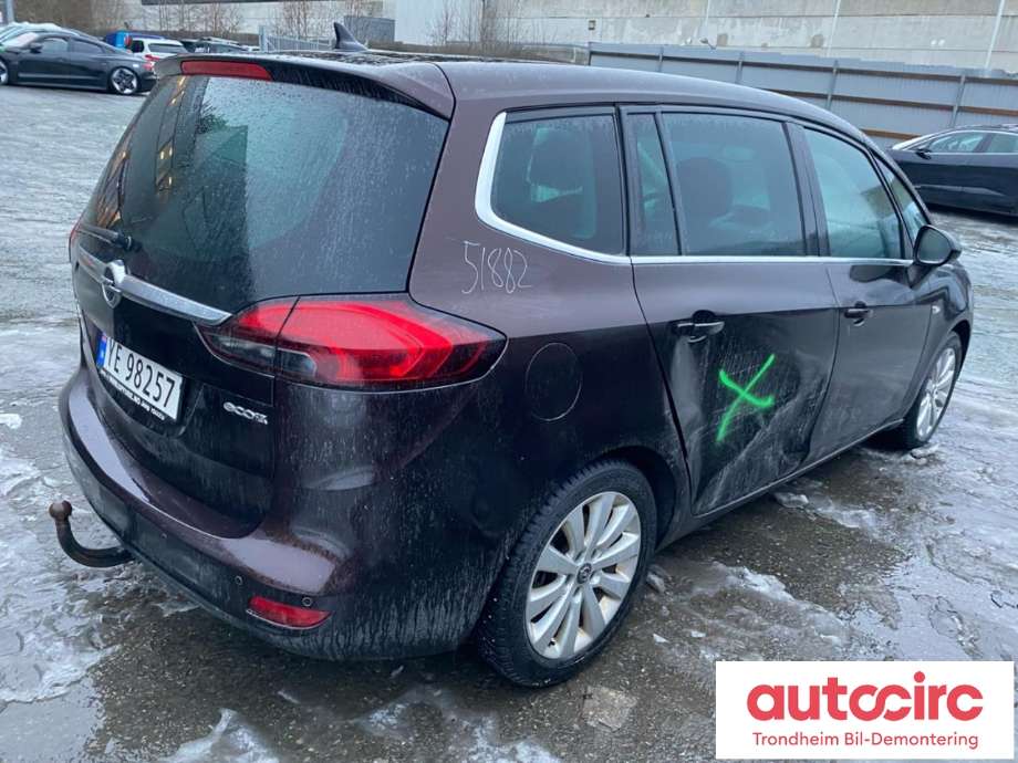 Opel Zafira Tourer 2012-2018 , Motorkode: B16DTH, Girkassekode: MYJ