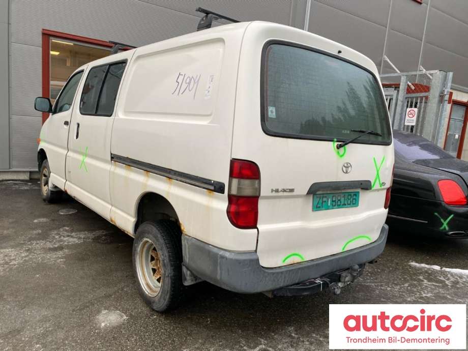 Toyota Hiace 2001-2006 (Fase 2) , Motorkode: 2KD-FTV, Girkassekode: 