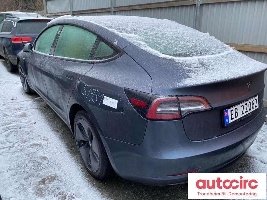 Tesla Model 3 2018-2023 (Fase 1) , Motorkode: 3D3, Girkassekode: 