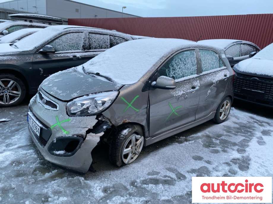 Kia Picanto 2011-2017 (Type II) , Motorkode: G4LA, Girkassekode: GC68