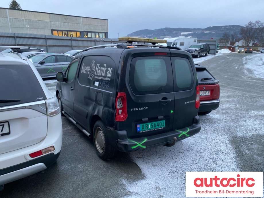 Peugeot Partner 2008-2015 (Type II, Fase 1) , Motorkode: 9HX, Girkassekode: 223121