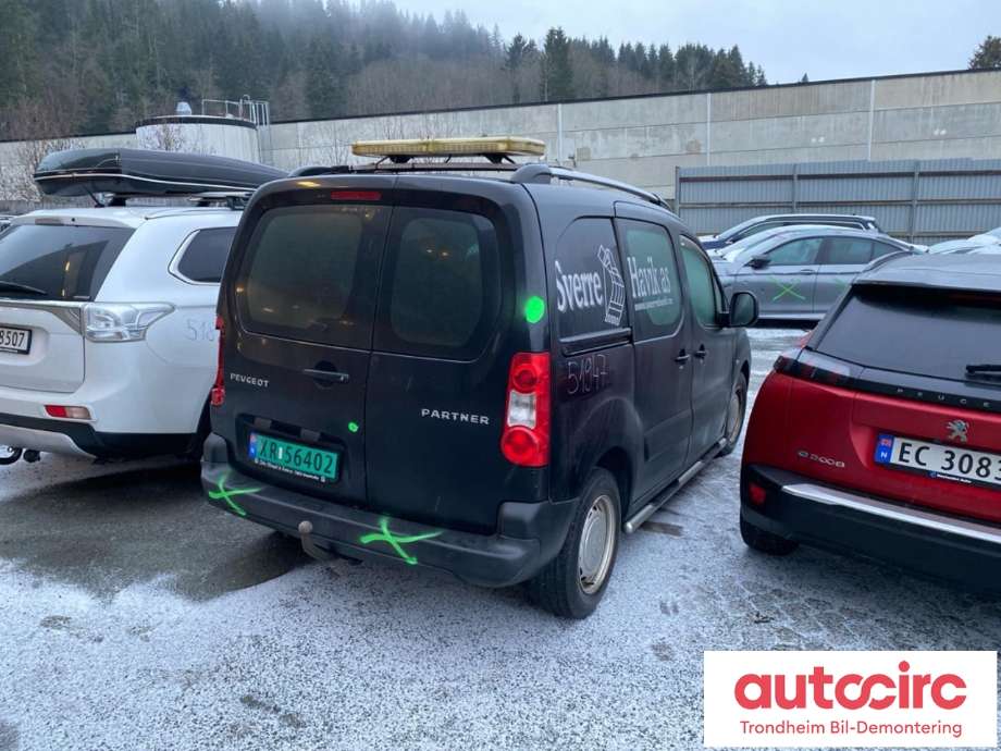 Peugeot Partner 2008-2015 (Type II, Fase 1) , Motorkode: 9HX, Girkassekode: 223121