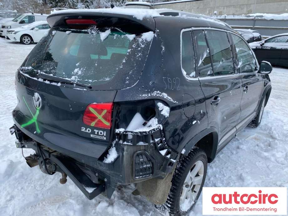 VW Tiguan 2011-2016 (Type I, Fase 2) , Motorkode: CFFB, Girkassekode: NGH