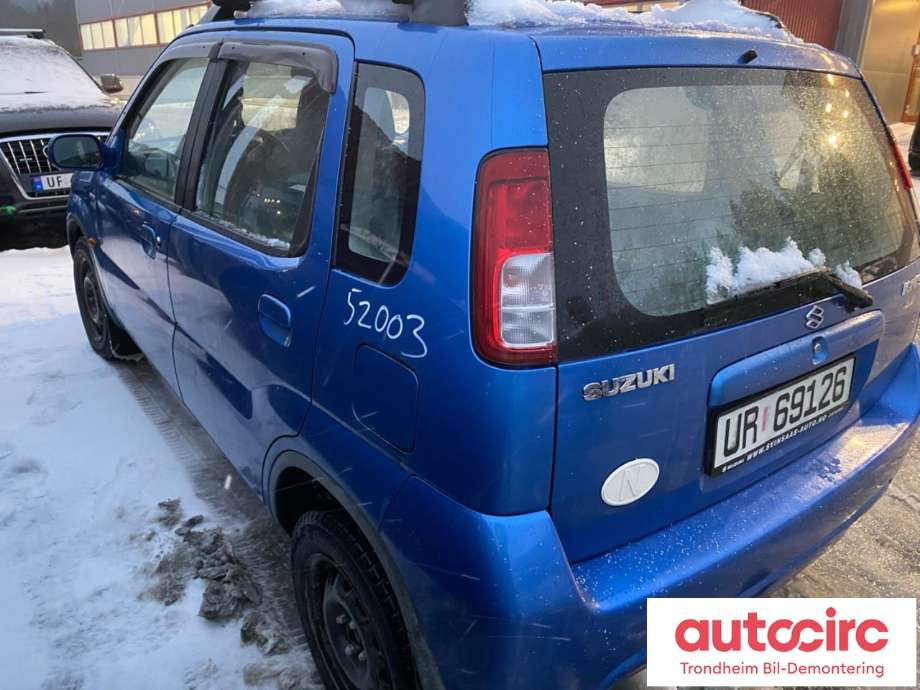 Suzuki Ignis 2000-2006 (Type I) (JAPAN) (JAPAN), Motorkode: M13A, Girkassekode: