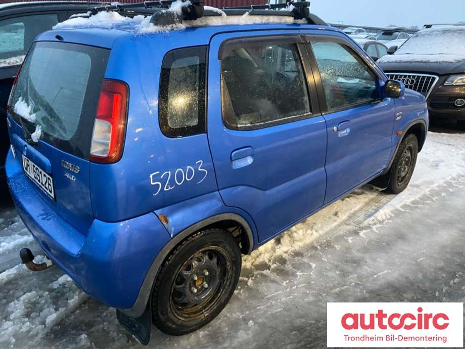 Suzuki Ignis 2000-2006 (Type I) (JAPAN) (JAPAN), Motorkode: M13A, Girkassekode: