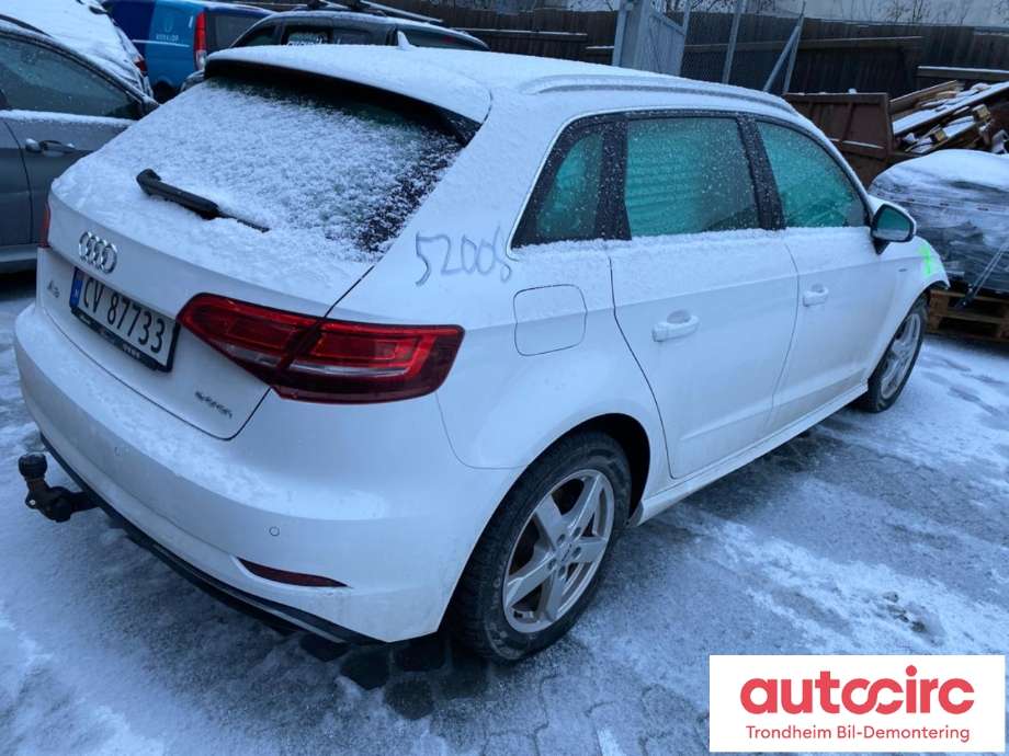 Audi A3 2016-2020 (Type III, Fase 2) , Motorkode: CUKB, Girkassekode: TEA