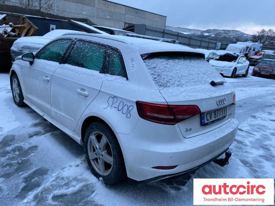 Audi A3 2016-2020 (Type III, Fase 2) , Motorkode: CUKB, Girkassekode: TEA