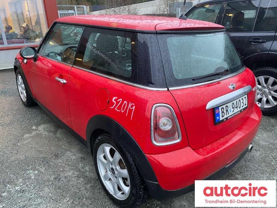 Mini One/Cooper 2007-2014 (R55-57) (R55-57), Motorkode: N12B14A, Girkassekode: 23 00 8 614 259