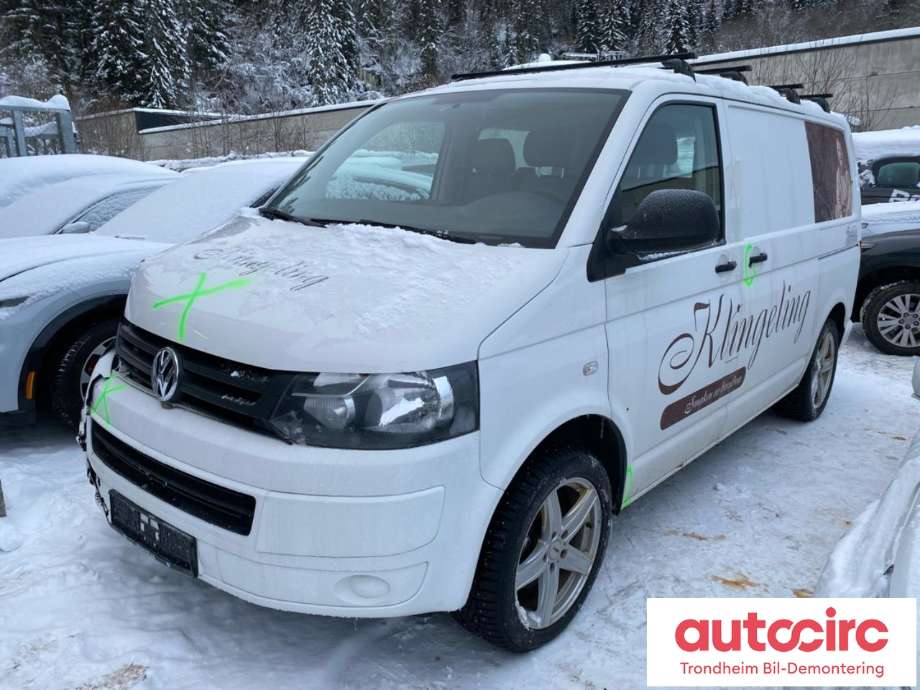 VW Transporter / Caravelle 2009-2015 (Fase 2) (T5) (T5), Motorkode: CAAC, Girkassekode: PAW