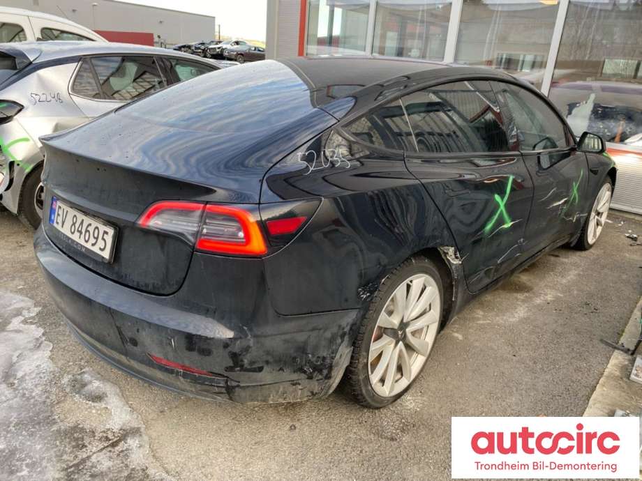 Tesla Model 3 2018-2023 (Fase 1) , Motorkode: 3D3, Girkassekode: 