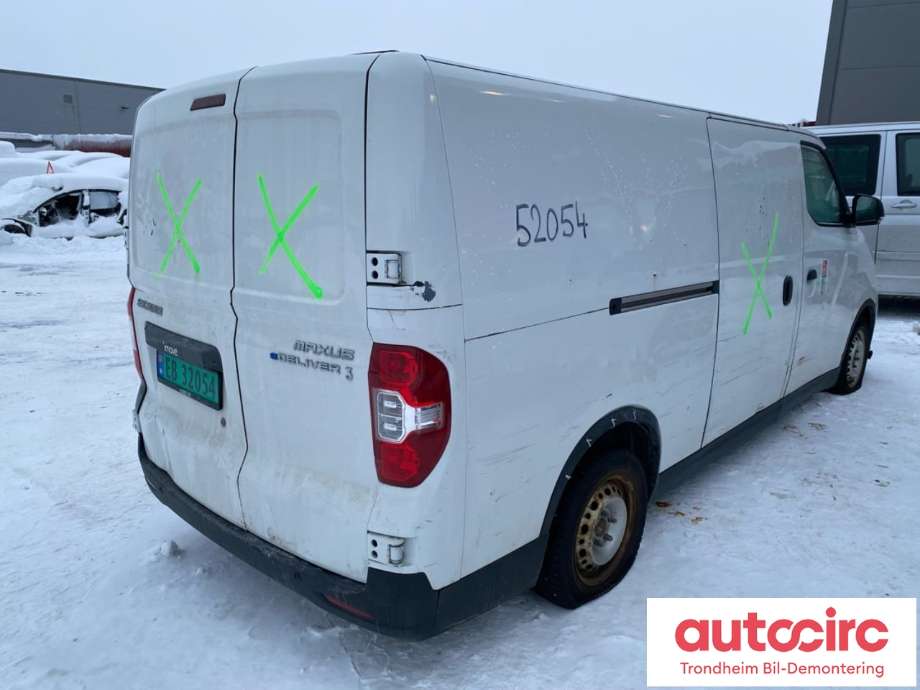 Maxus e-Deliver 3 2020-->> , Motorkode: TZ204XS85K05, Girkassekode: 