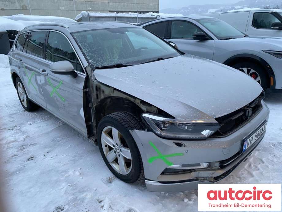VW Passat 2015-2019 (Fase 1) (B8) (B8), Motorkode: CRLB, Girkassekode: PZN
