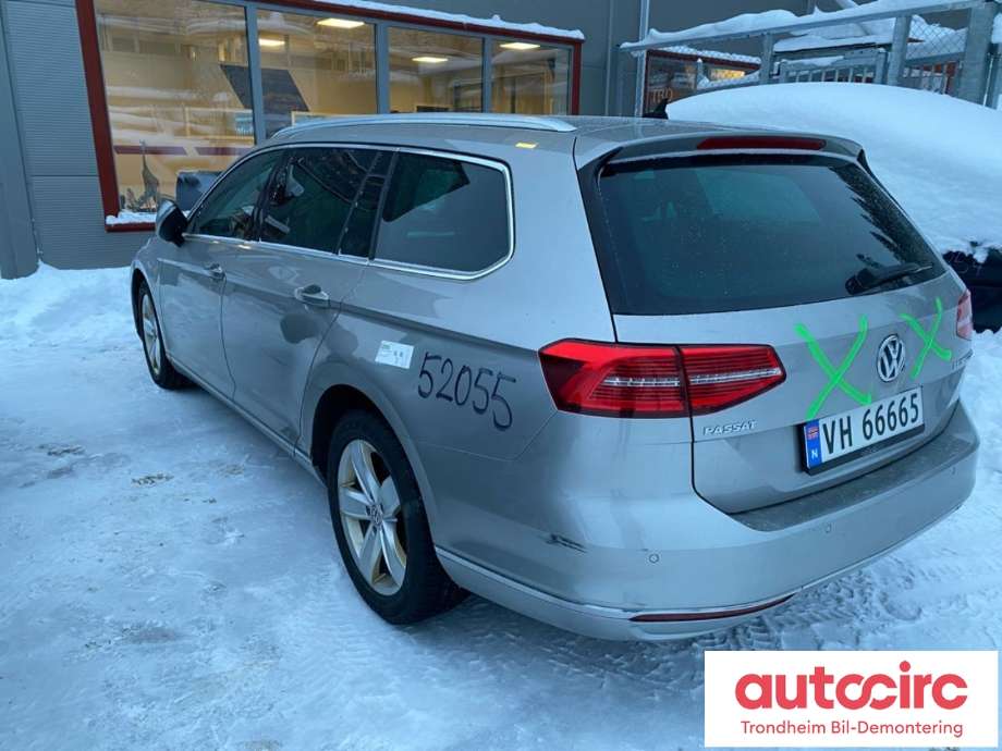 VW Passat 2015-2019 (Fase 1) (B8) (B8), Motorkode: CRLB, Girkassekode: PZN