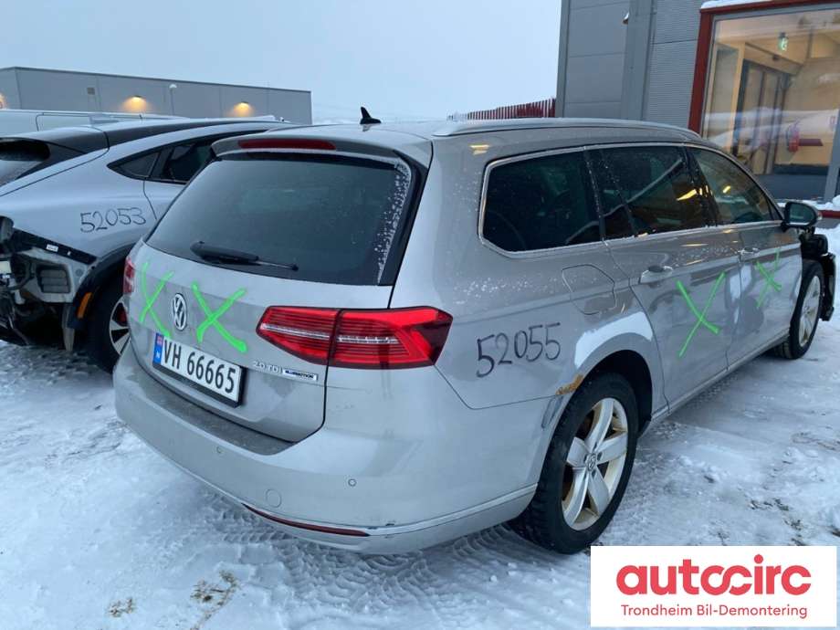 VW Passat 2015-2019 (Fase 1) (B8) (B8), Motorkode: CRLB, Girkassekode: PZN