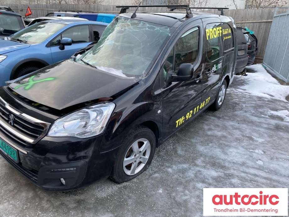 Peugeot Partner 2015-2019 (Type II, Fase 2) , Motorkode: BHZ, Girkassekode: 1611630980