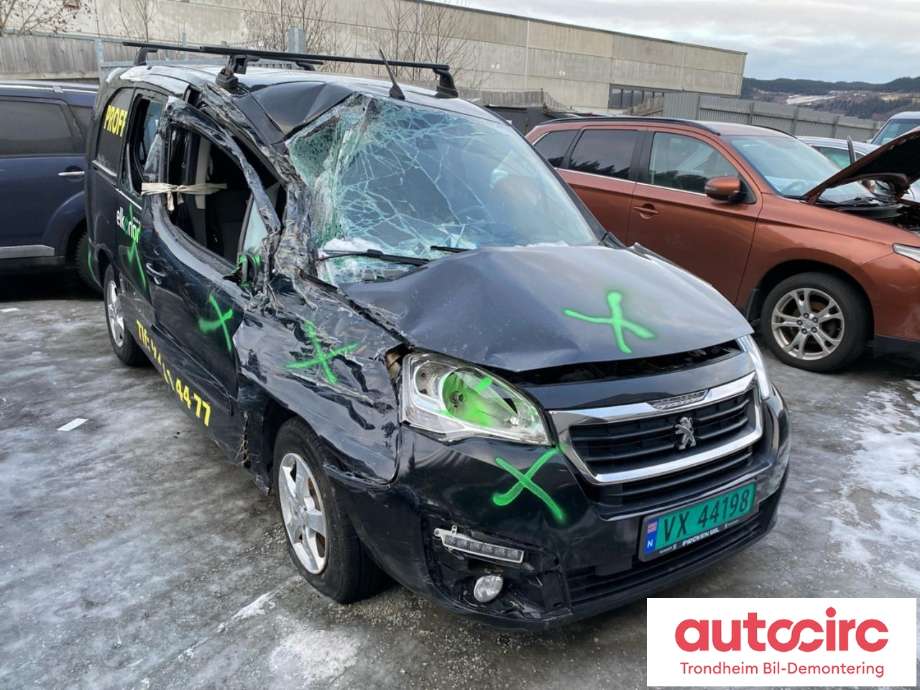 Peugeot Partner 2015-2019 (Type II, Fase 2) , Motorkode: BHZ, Girkassekode: 1611630980