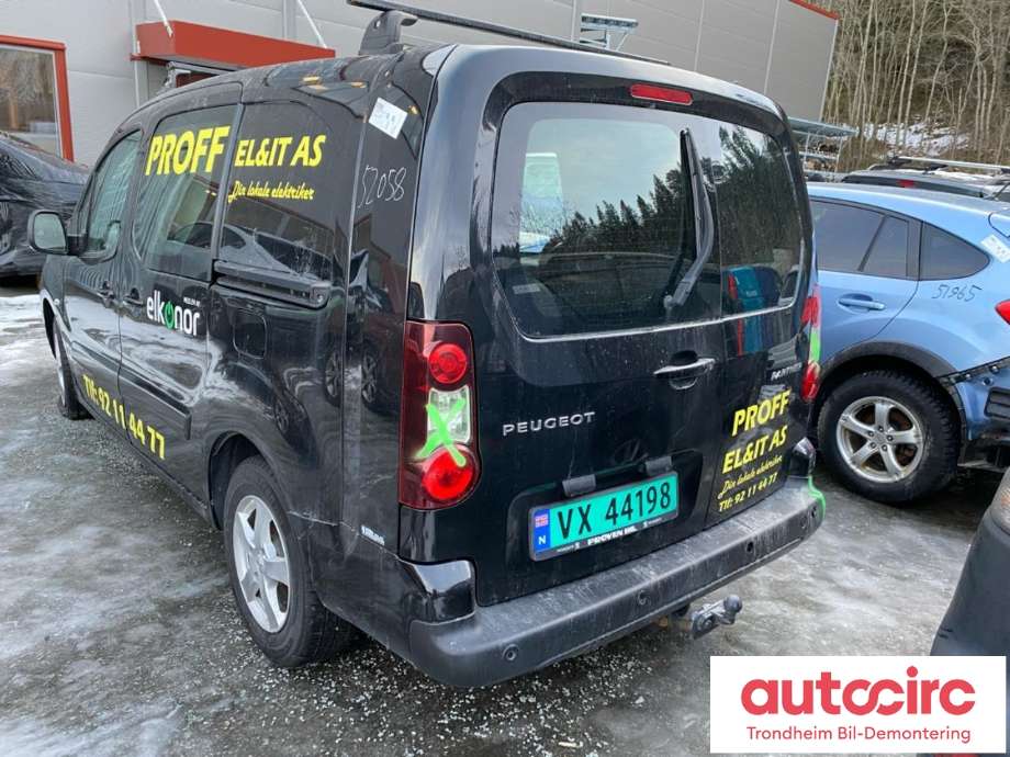 Peugeot Partner 2015-2019 (Type II, Fase 2) , Motorkode: BHZ, Girkassekode: 1611630980