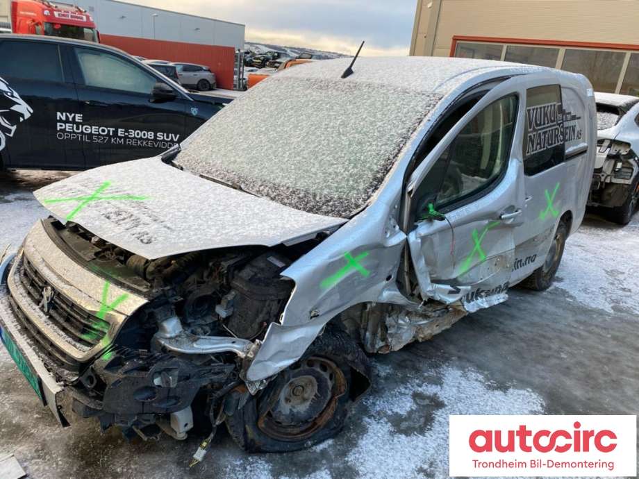 Peugeot Partner 2015-2019 (Type II, Fase 2) , Motorkode: BHY, Girkassekode: 1609983380