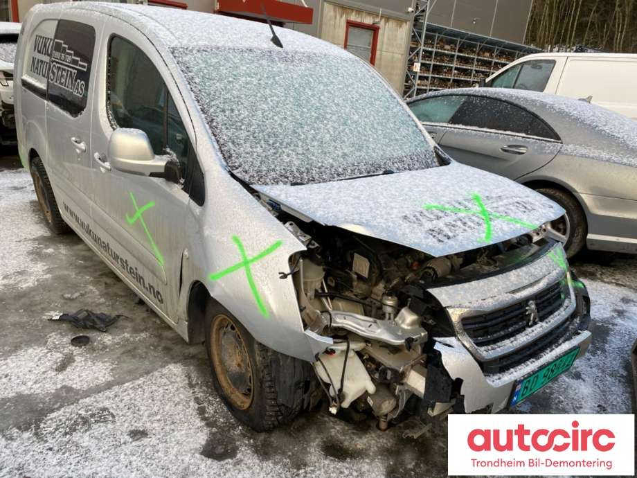 Peugeot Partner 2015-2019 (Type II, Fase 2) , Motorkode: BHY, Girkassekode: 1609983380