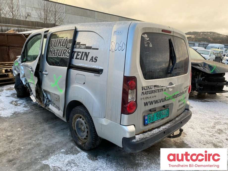 Peugeot Partner 2015-2019 (Type II, Fase 2) , Motorkode: BHY, Girkassekode: 1609983380