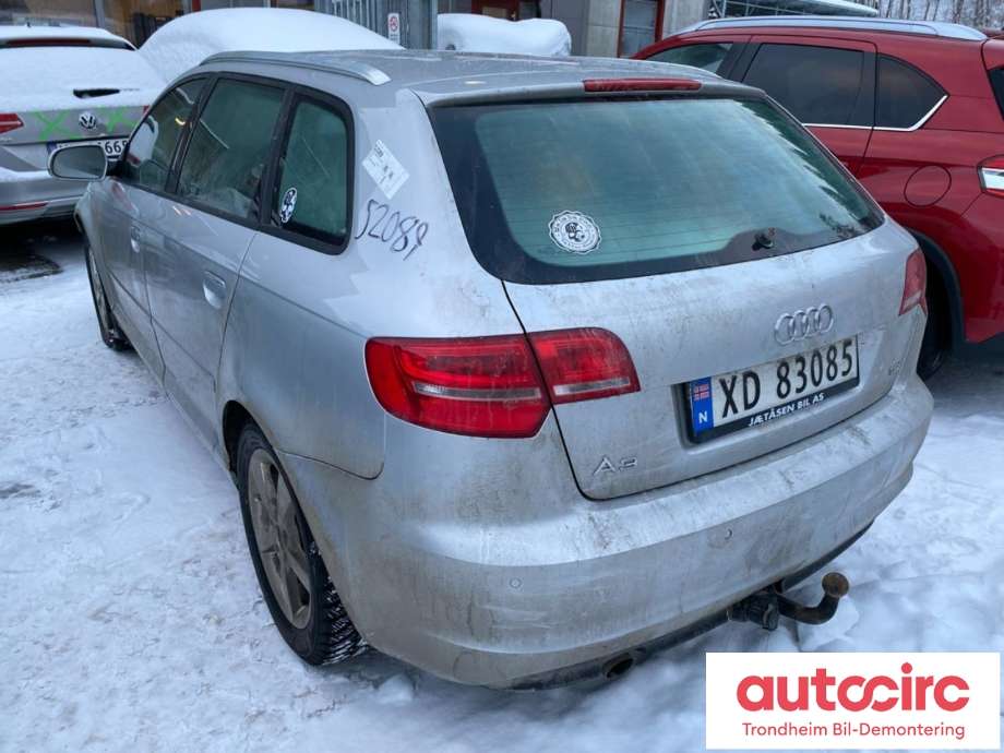 Audi A3 2009-2012 (Type II, Fase 2) , Motorkode: CAYC, Girkassekode: NQE