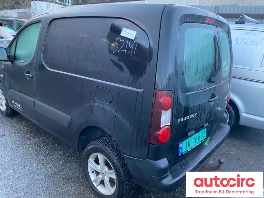 Peugeot Partner 2008-2015 (Type II, Fase 1) , Motorkode: 9HF, Girkassekode: DANGEL
