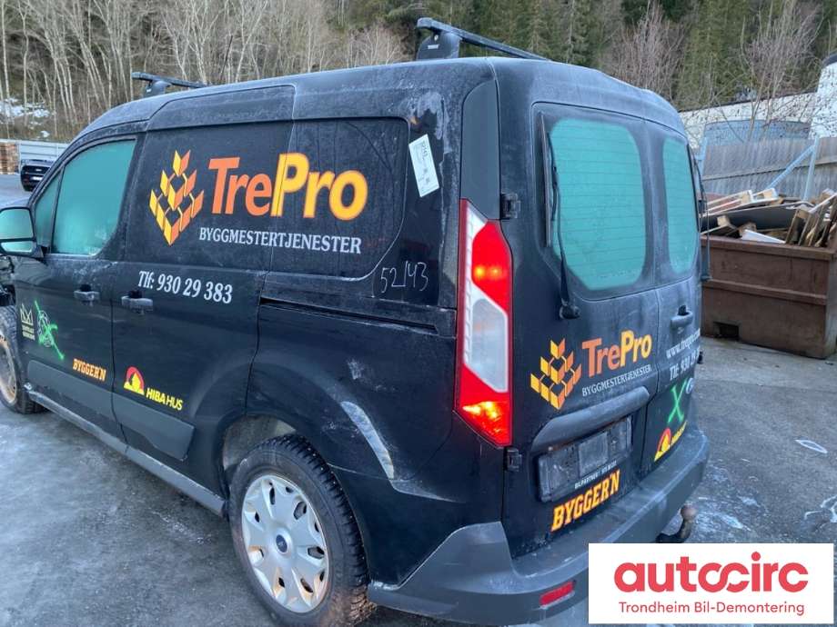 Ford Transit Connect 2013-2018 Type II, Fase 1 , Motorkode: XVGA, Girkassekode: DV6R7002ZAC