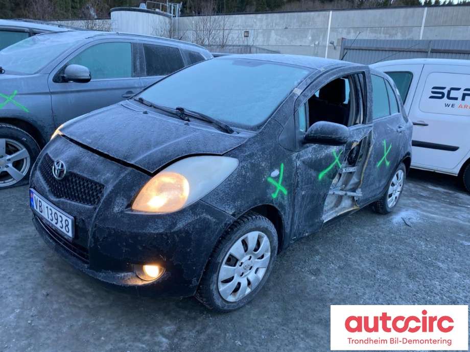 Toyota Yaris 2006-2009 (Type II, Fase 1) , Motorkode: 1KR-FE, Girkassekode: 303000D070