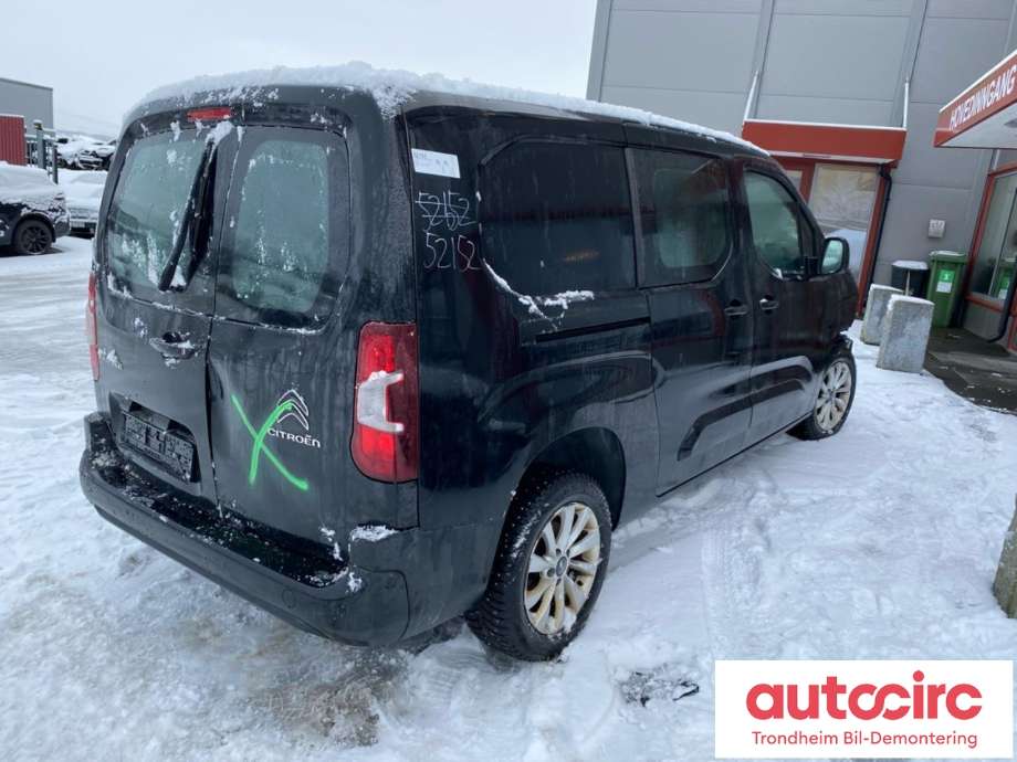 Citroën Berlingo 2019-->> (Type III) , Motorkode: YHY, Girkassekode: 1623092980