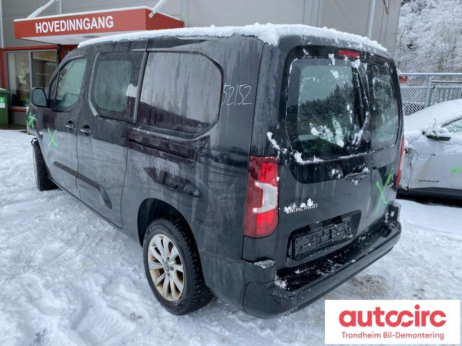 Citroën Berlingo 2019-->> (Type III) , Motorkode: YHY, Girkassekode: 1623092980