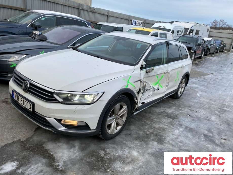 VW Passat 2015-2019 (Fase 1) (B8) (B8), Motorkode: DFCA, Girkassekode: QFE