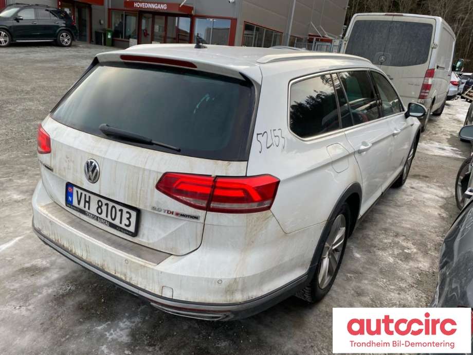 VW Passat 2015-2019 (Fase 1) (B8) (B8), Motorkode: DFCA, Girkassekode: QFE