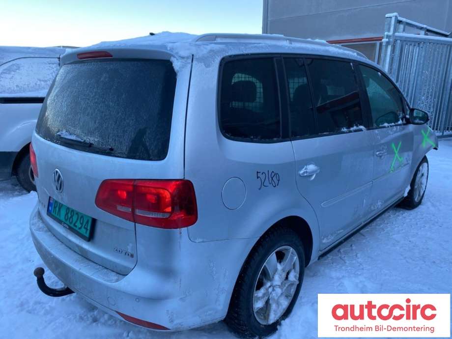 VW Touran 2010-2015 (Type I, Fase 3) , Motorkode: CFJB, Girkassekode: PQK