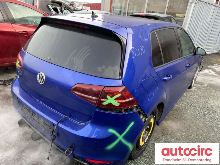 VW Golf VII 2012-2017 (Fase 1) , Motorkode: CJXC, Girkassekode: QSP